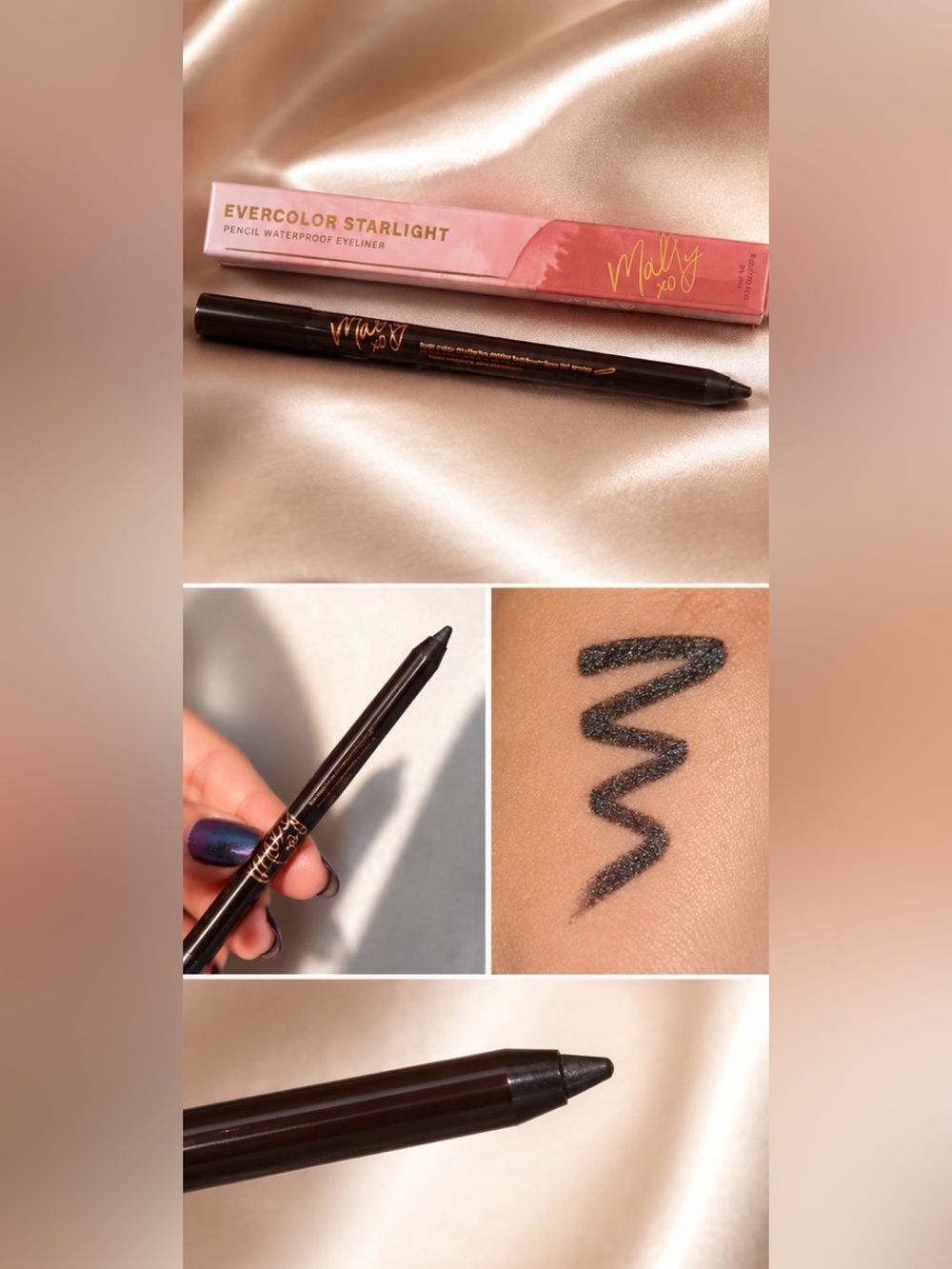 Mally Evercolor Starlight Waterproof Eyeliner Pencil Midnight Sky (black)